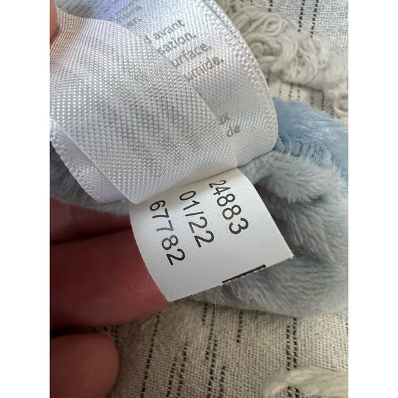 Carter's Blue Tan Puppy Dog Soother Baby Blankie Security Blanket Lovey Plush - Picture 5 of 7